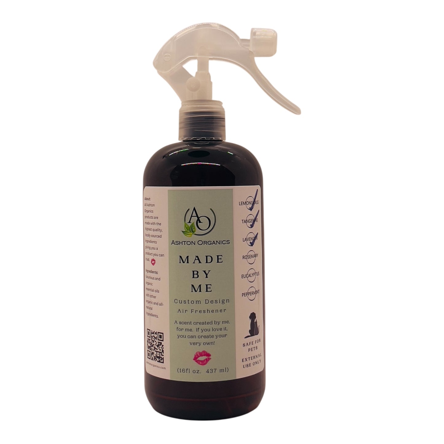 16 oz Made By Me Ashton Organics Air Freshener