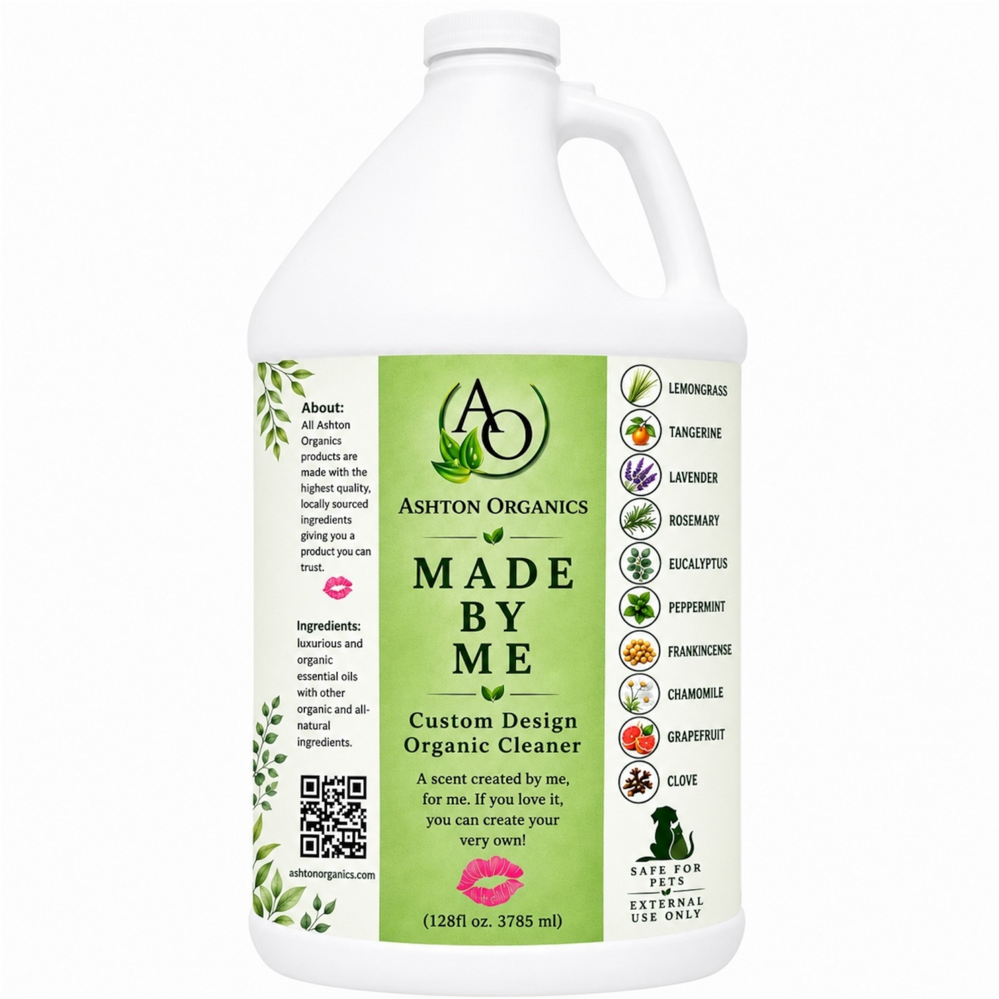 1 Gallon Ashton Organics Made By Me Cleaner