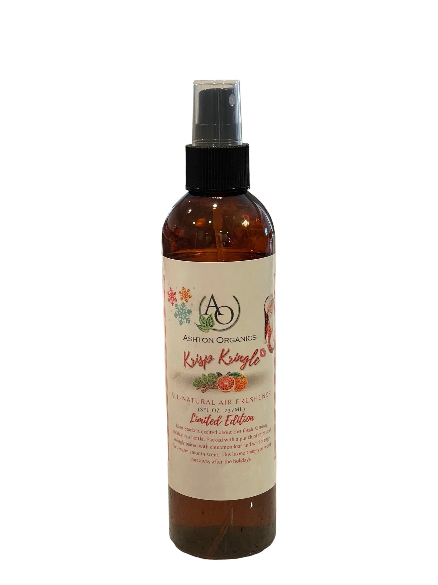 Krisp Kringle, Holiday Organic Air Freshener - Limited Edition! Ashton Organics Cleaning, LLC