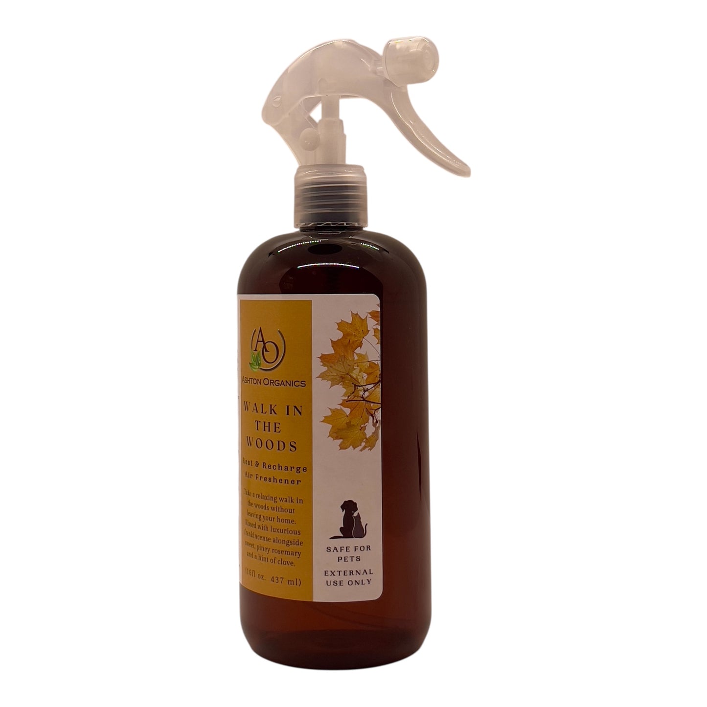 16 oz Walk in the Woods Ashton Organics Air Freshener