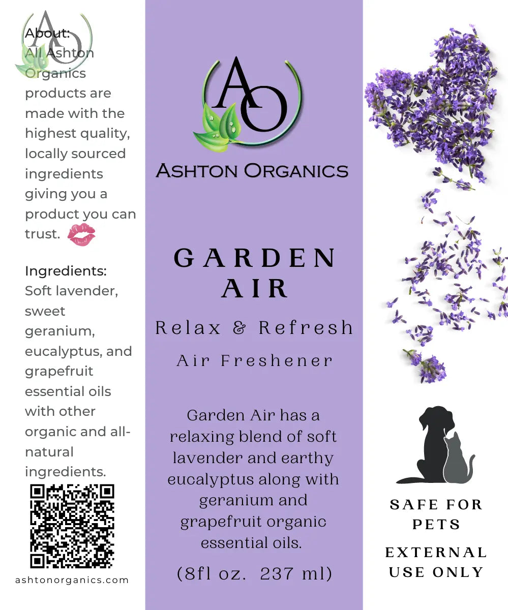 Relaxing Garden Air, Organic Air Freshener