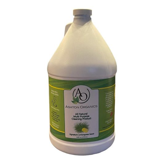 organic cleaning product gallon size, lemongrass scent with organic essential oils