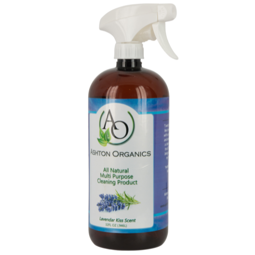 Lavender Kiss organic cleaning product with essential oils, 32oz.