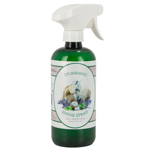 organic shine spray for horses. organic coat shine spray with essential oils