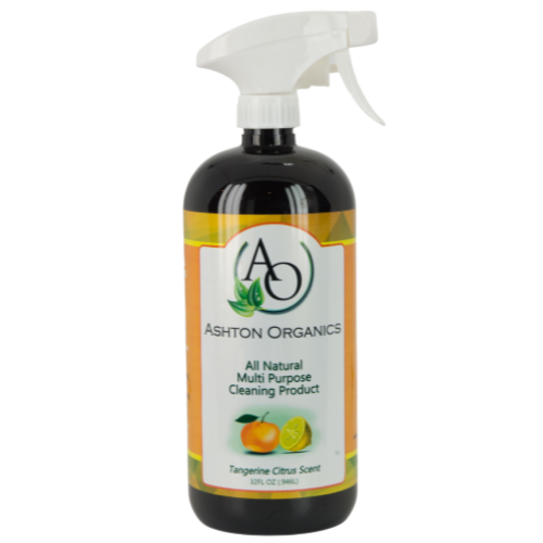Tangerine Citrus scented organic cleaning product with essential oils; 32oz.