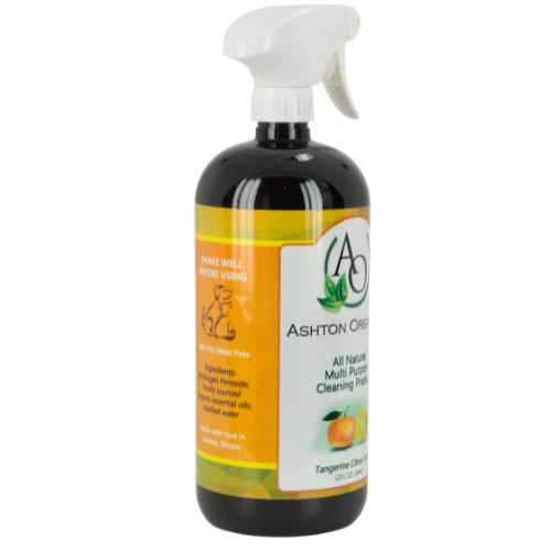 Tangerine Citrus scented organic cleaning product with essential oils; 32oz. safe for pets